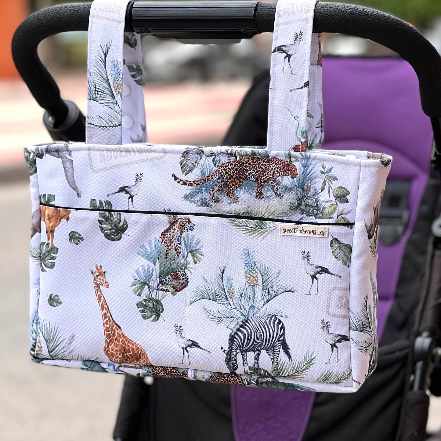 Sac de poche imperméable collection « Safari blanc »