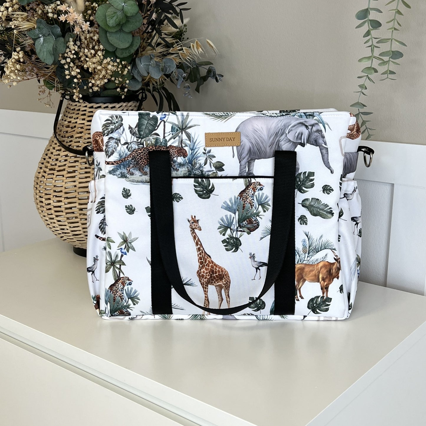 Sac XL imperméable collection « Safari blanc »