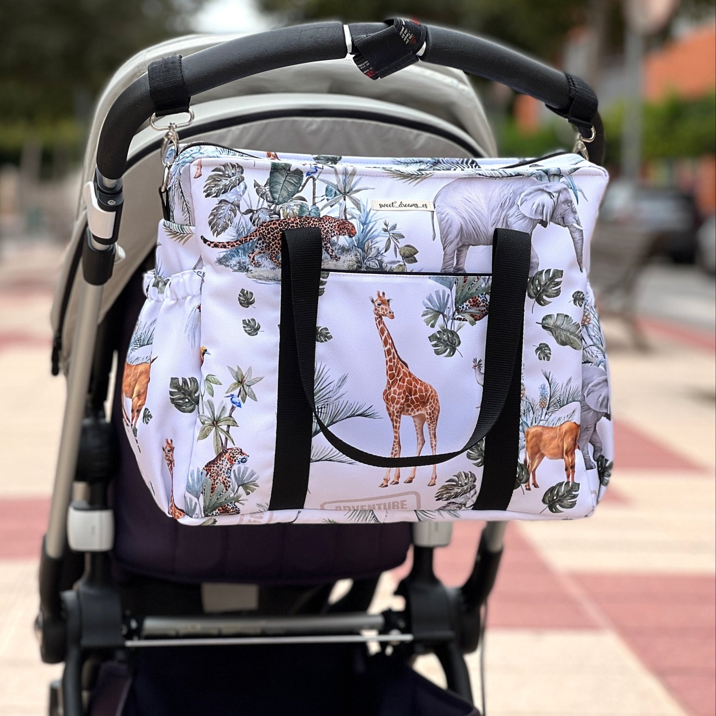 Sac XL imperméable collection « Safari blanc »