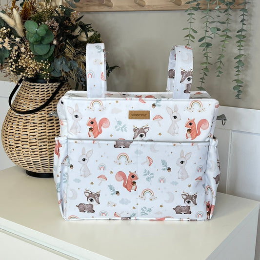 Diaper bag waterproof "Happy Animals" collection