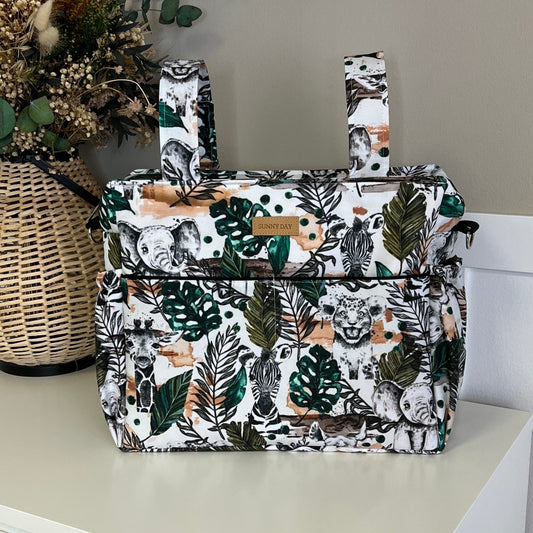 Sac à langer imperméable collection "Jungle"