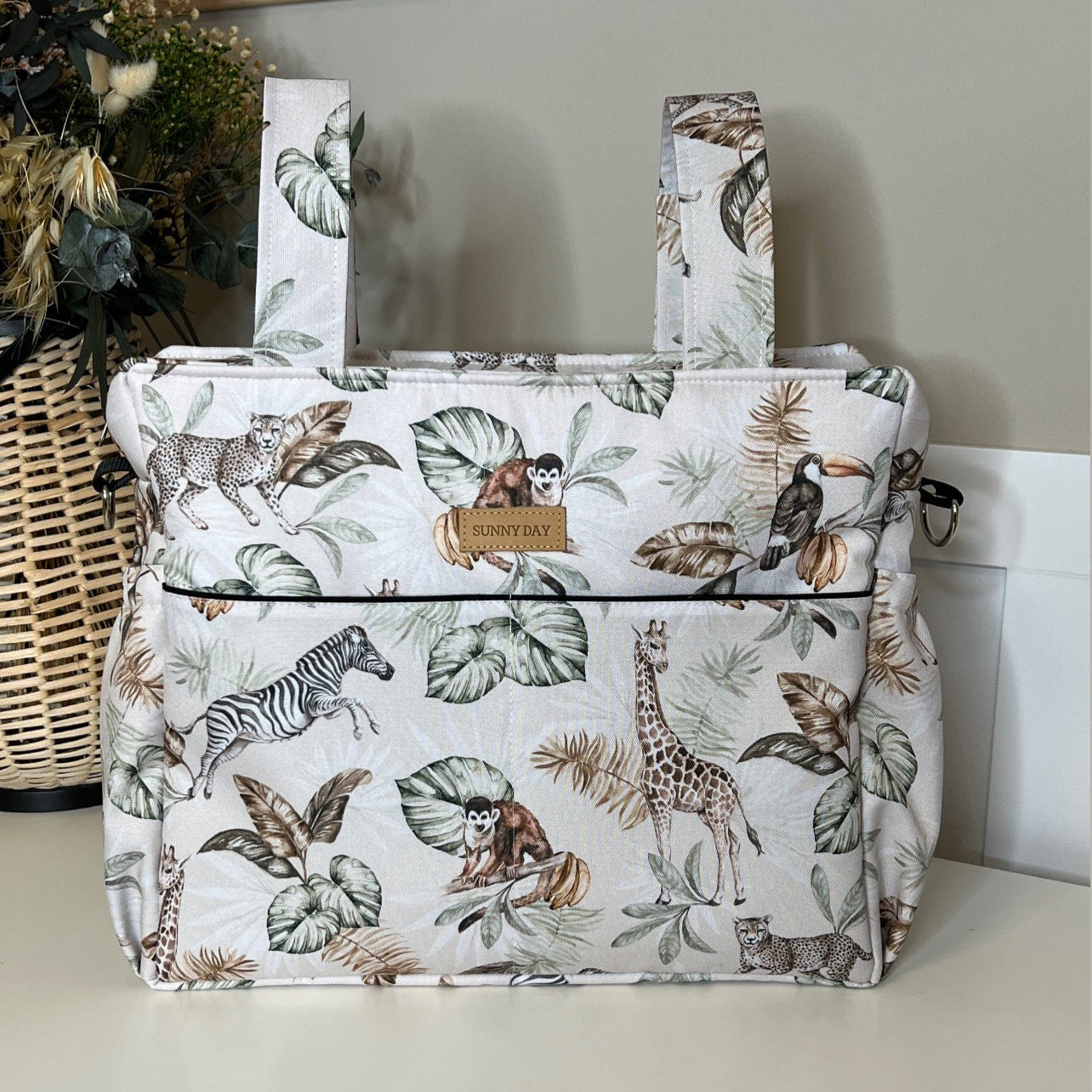 Sac à langer imperméable collection "Afrique"