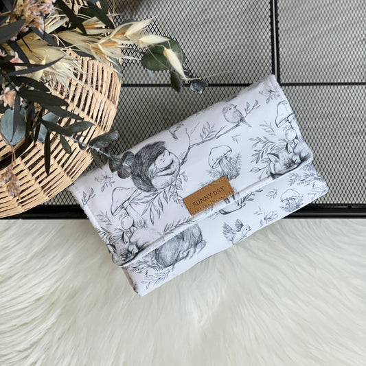 Tragbare Wickelauflage wasserdicht "Waldfreunde" Kollektion