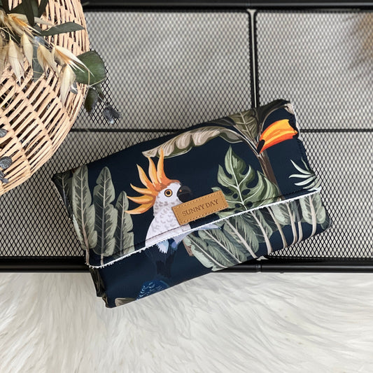 Tragbare Wickelauflage wasserdicht "Tropical" Kollektion