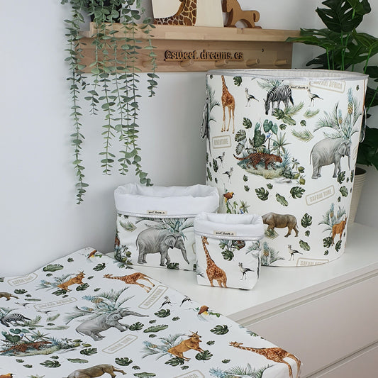 Baskets "Safari white" collection