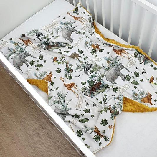 Couvertures collection « Safari blanc »