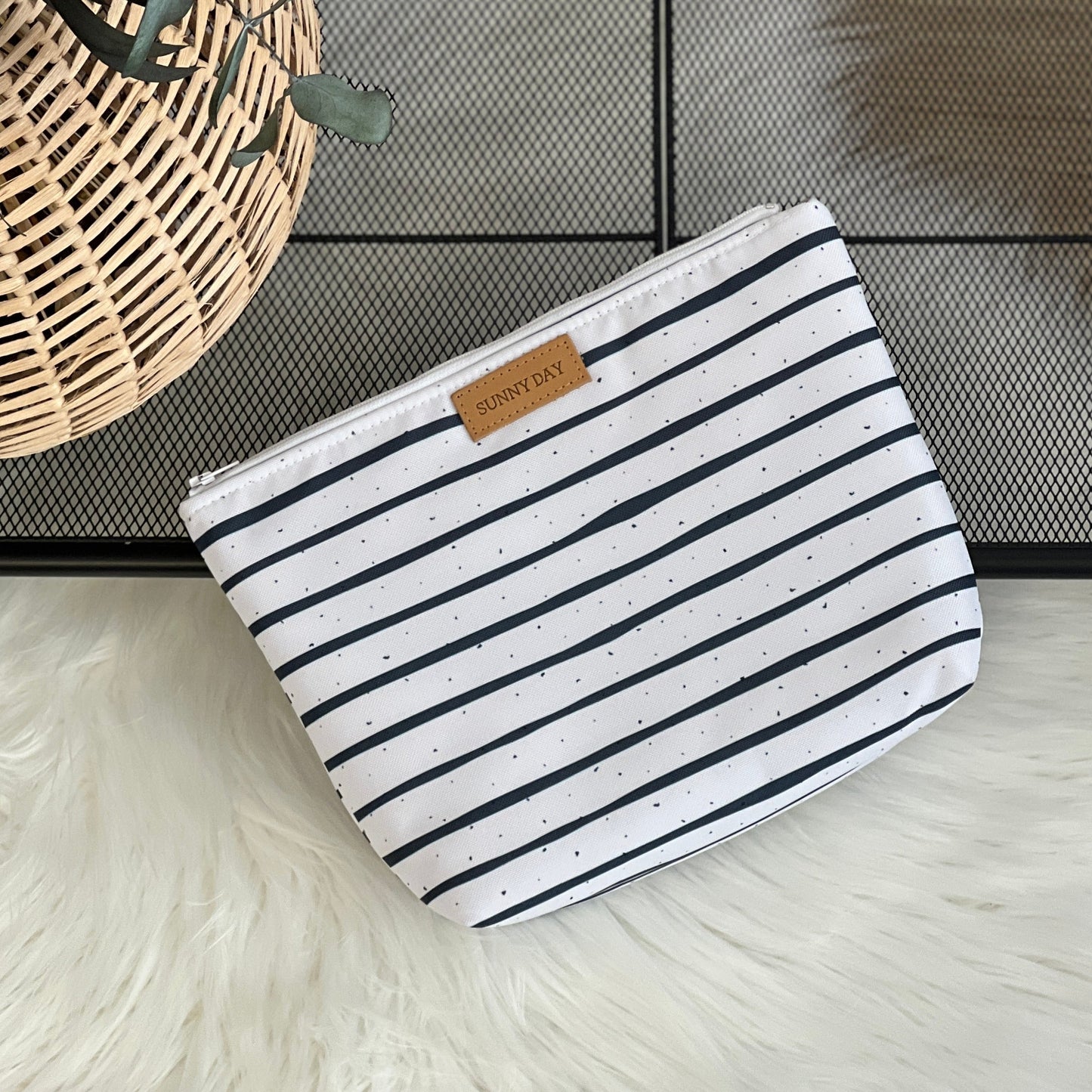 Toiletry bag waterproof "Stripes" collection