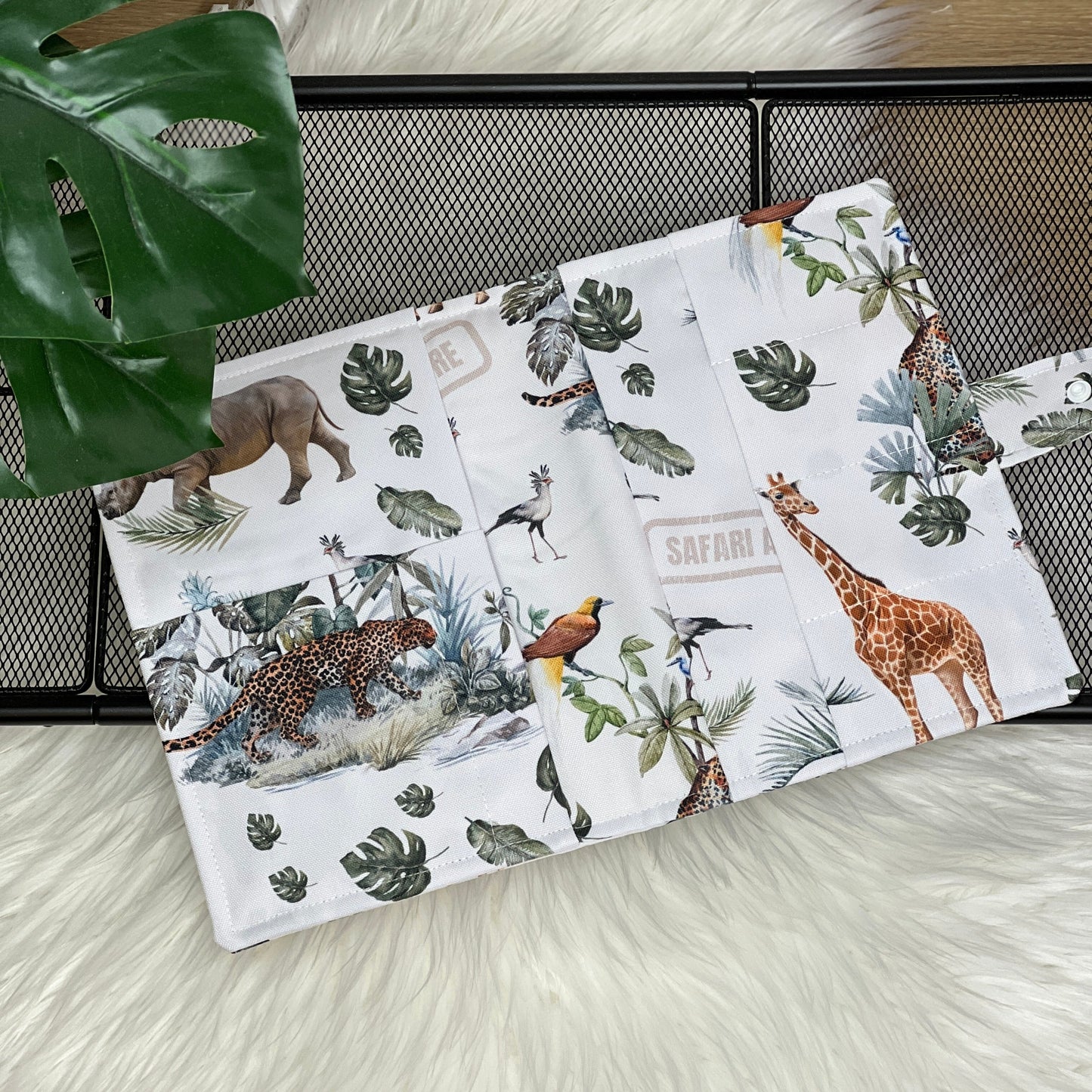 Porte-documents imperméable collection « Safari blanc »