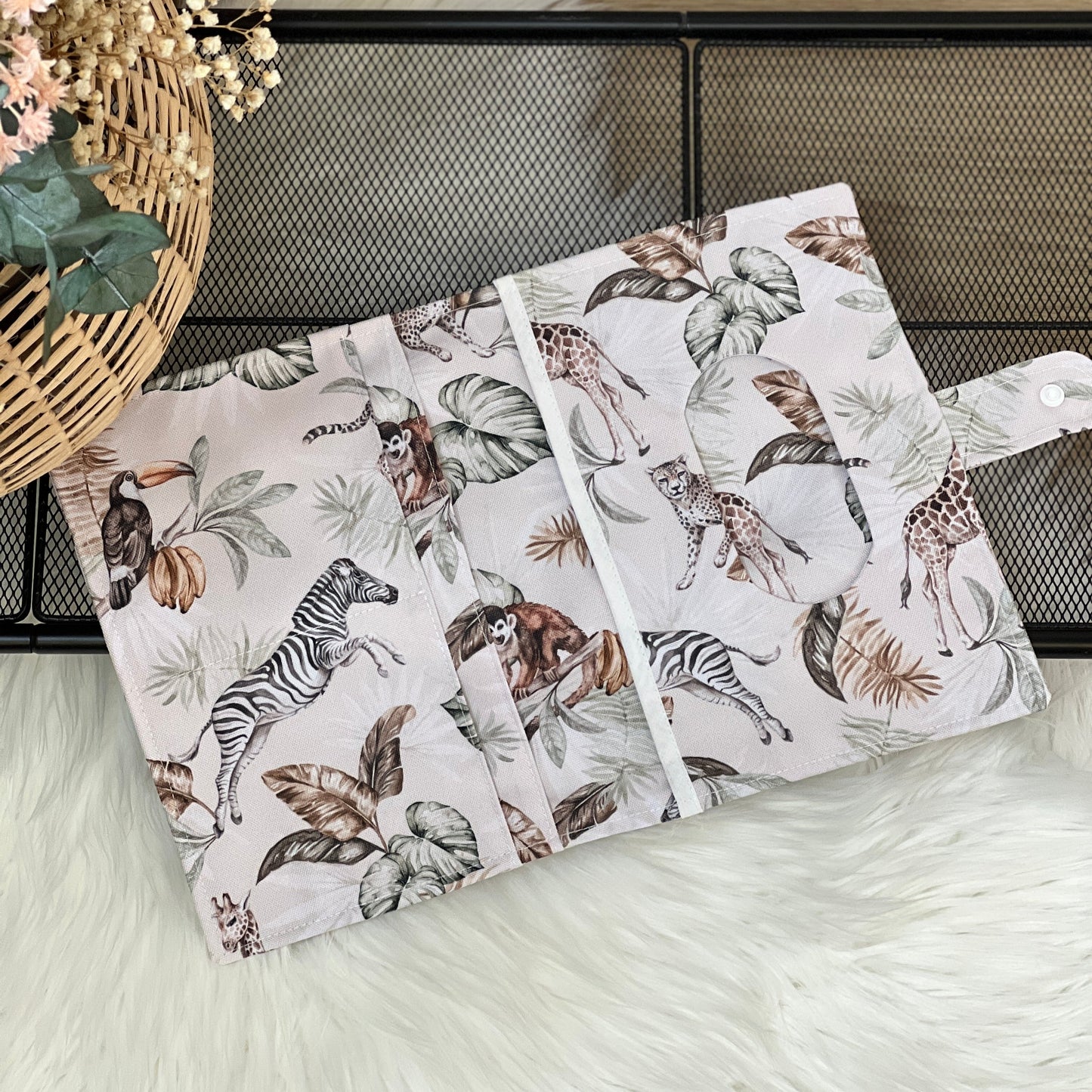 Porte-lingettes imperméable collection "Afrique" 