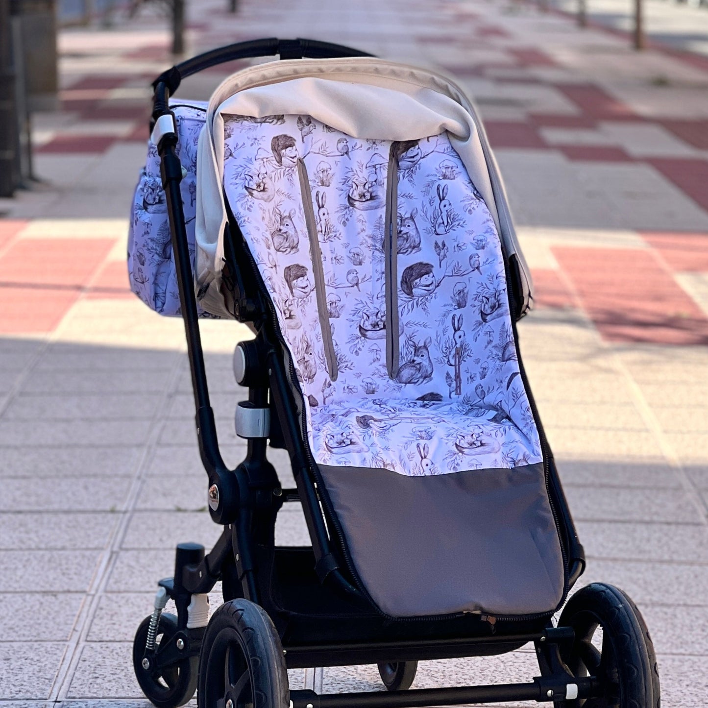 Kinderwagenfußsack (Winter) wasserdicht "Waldfreunde" Kollektion