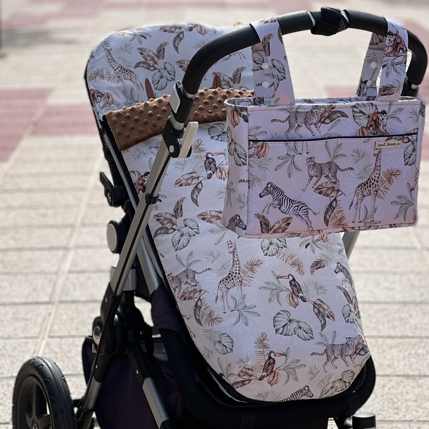 Chancelière pour poussette (hiver) imperméable collection "Afrique"